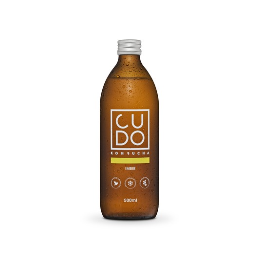 Cudo - Kombucha Imbir 500ml -zdjęcie numer 1