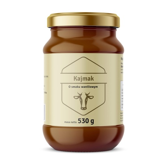 Kajmak krem mleczny o smaku waniliowym, 530g -zdjęcie numer 1