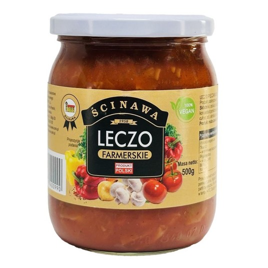 Ścinawa - Leczo wegańskie 500g -zdjęcie numer 1