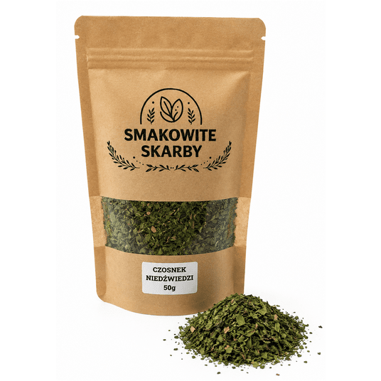 Smakowite Skarby - Czosnek niedźwiedzi suszony 50g -zdjęcie numer 1