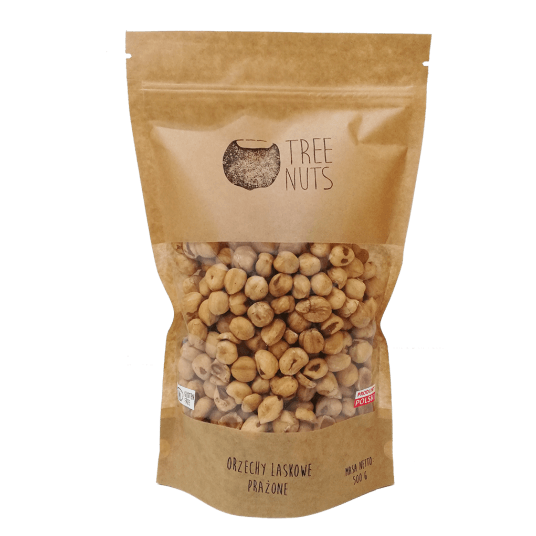 Treenuts - Polski orzech laskowy prażony, 500g -zdjęcie numer 1