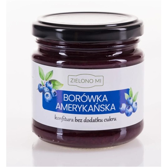 ZielonoMi - Borówka amerykańska bez cukru - 200g -zdjęcie numer 1
