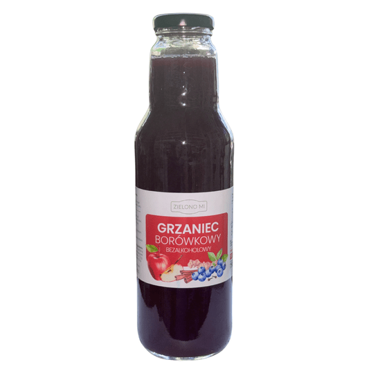 ZielonoMi - Grzaniec borówkowy bezalkoholowy 750ml -zdjęcie numer 1