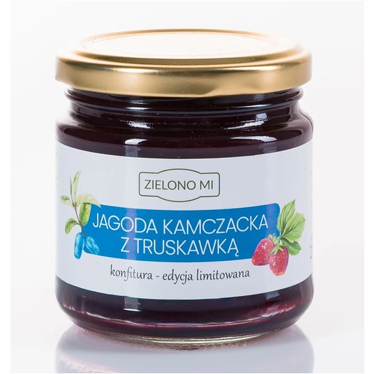 ZielonoMi - Konfitura - Jagoda kamcz.z trusk. 210g -zdjęcie numer 1