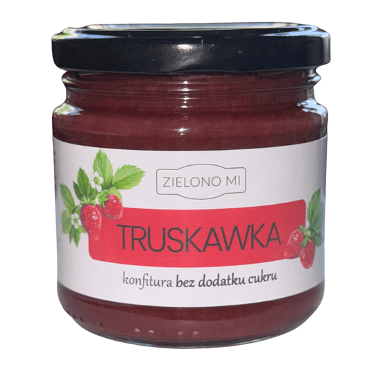 ZielonoMi - Konfitura - Truskawka bez cukru 200g -zdjęcie numer 1