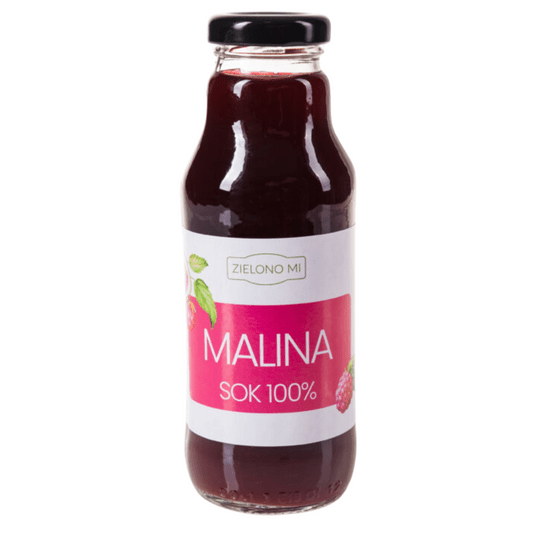 ZielonoMi - Sok malinowy 300ml -zdjęcie numer 1