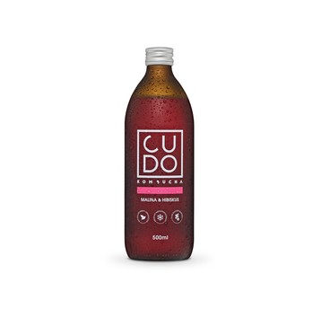 Cudo - Kombucha Malina i Hibiskus 500ml