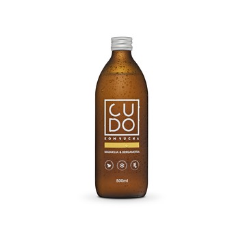 Cudo - Kombucha Marakuja i Begamotka 500ml