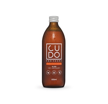Cudo - Kombucha Pu Erh Jabłko i skórka pom. 500ml