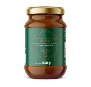 Kajmak krem mleczny o smaku orzechowym, 530g