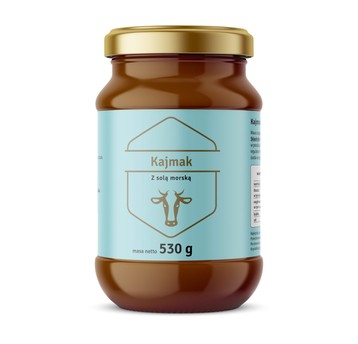 Kajmak krem mleczny z solą morską, 530g