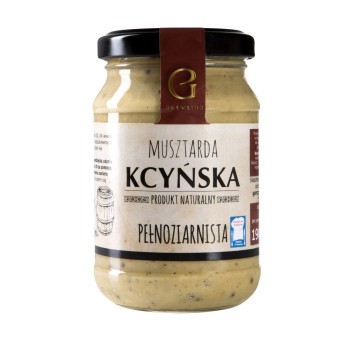 Musztarda Kcyńska Pełnoziarnista, 190g