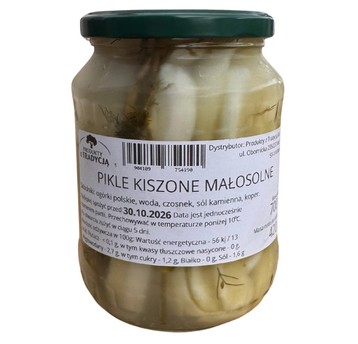 PzT - Pikle kiszone małosolne, 420g, szkło
