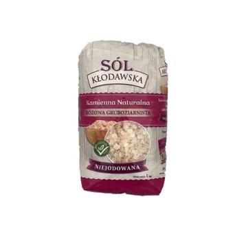 Sól kamienna różowa gruboziarnista 1kg