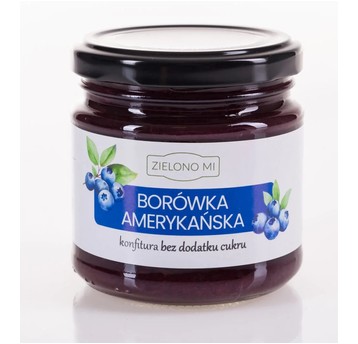 ZielonoMi - Borówka amerykańska bez cukru - 200g