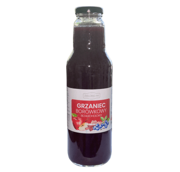 ZielonoMi - Grzaniec borówkowy bezalkoholowy 750ml