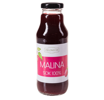 ZielonoMi - Sok malinowy 300ml