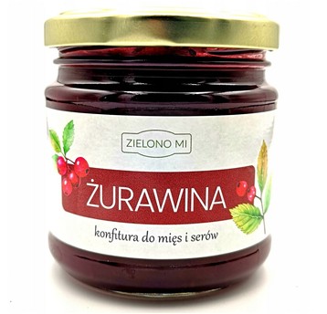 ZielonoMi - Żurawina do mięs i serów, 210g